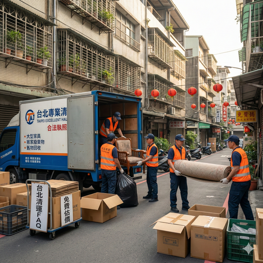 2026 台北清運全攻略：大型家具、搬家垃圾、舊物回收怎麼處理最划算？