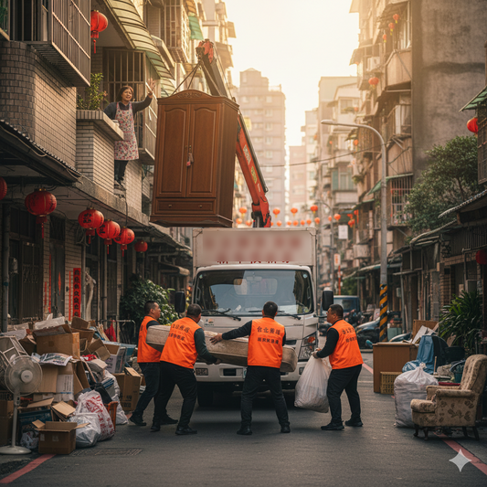 【過年大掃除最後衝刺】台北家具清運、舊物清理，趕在除夕前的最後機會！
