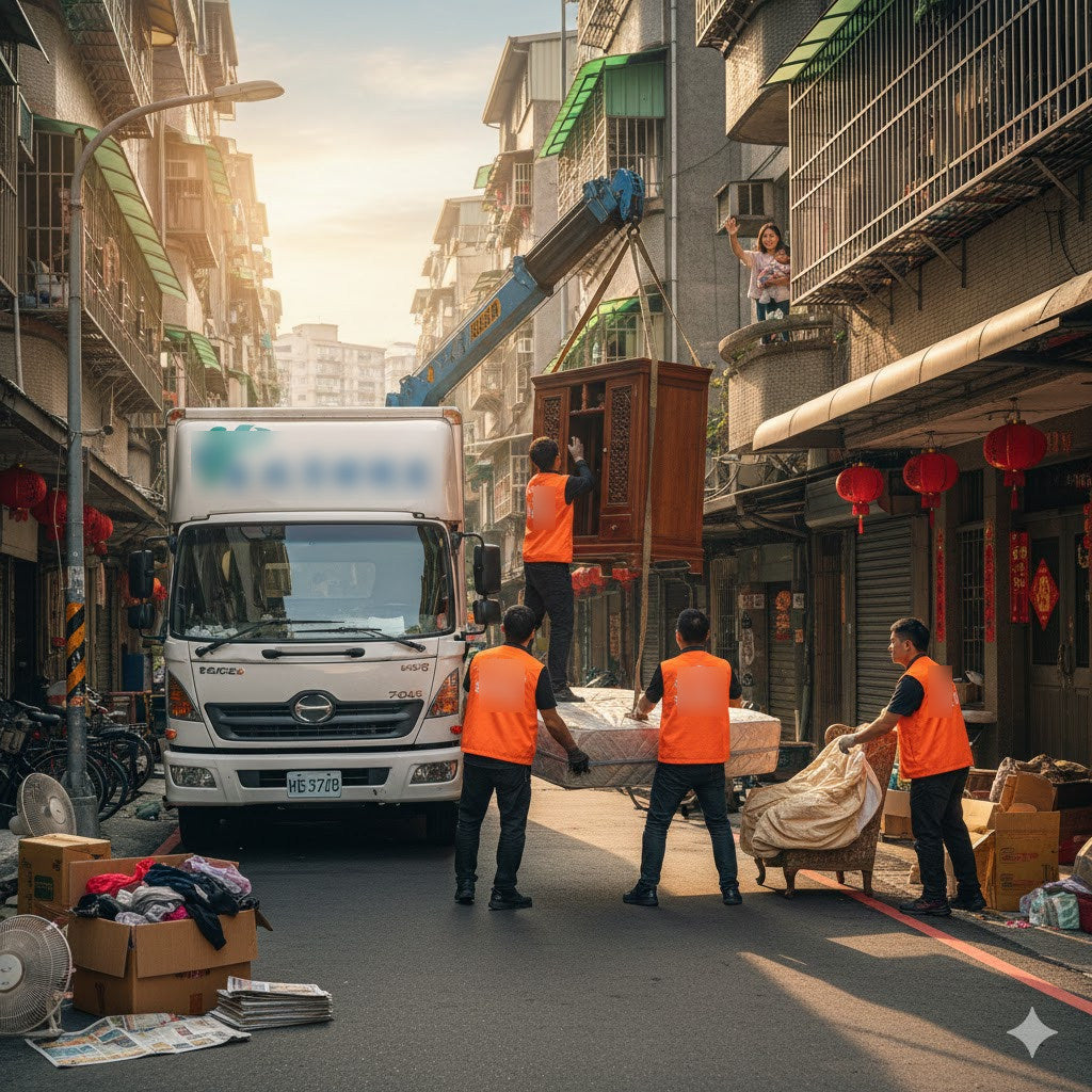 【2026年前搬家清運攻略】台北搬家、舊家具回收、斷捨離一次搞定！